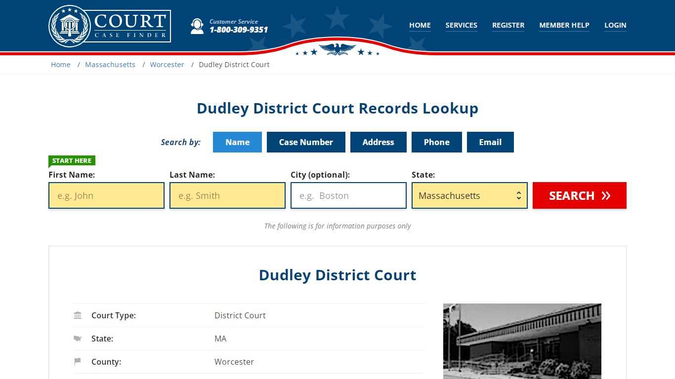 Dudley District Court Records | Dudley, Worcester County, MA Court Case ...